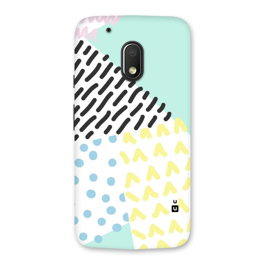 Abstract Pastel Back Case for Moto G4 Play