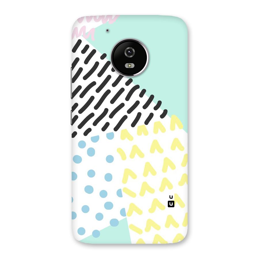 Abstract Pastel Back Case for Moto G5