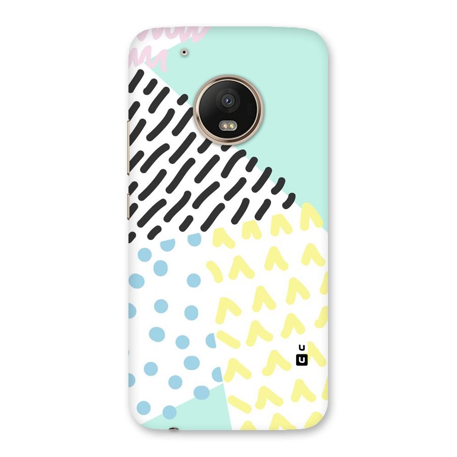Abstract Pastel Back Case for Moto G5 Plus