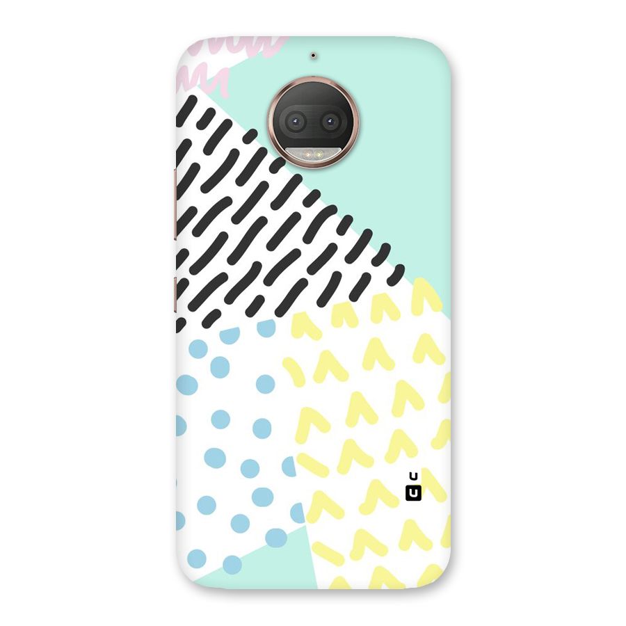 Abstract Pastel Back Case for Moto G5s Plus