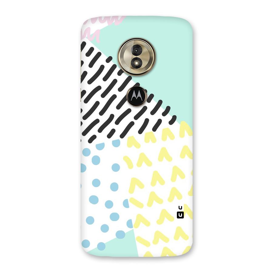 Abstract Pastel Back Case for Moto G6 Play