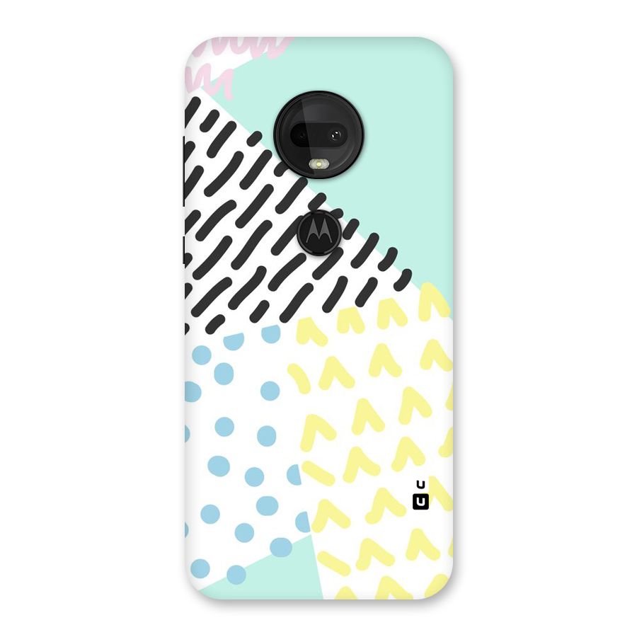 Abstract Pastel Back Case for Moto G7