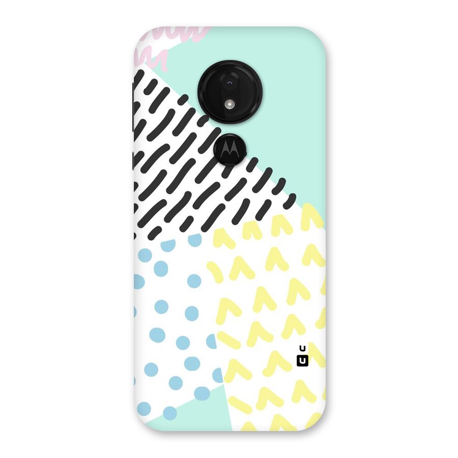 Abstract Pastel Back Case for Moto G7 Power
