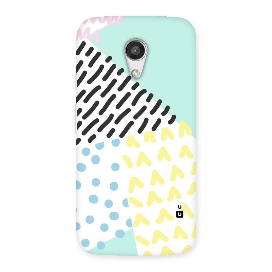 Abstract Pastel Back Case for Moto G 2nd Gen