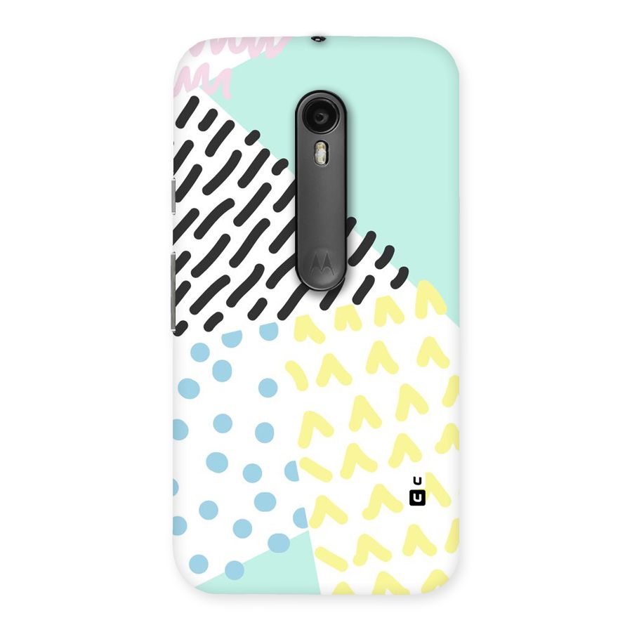Abstract Pastel Back Case for Moto G Turbo