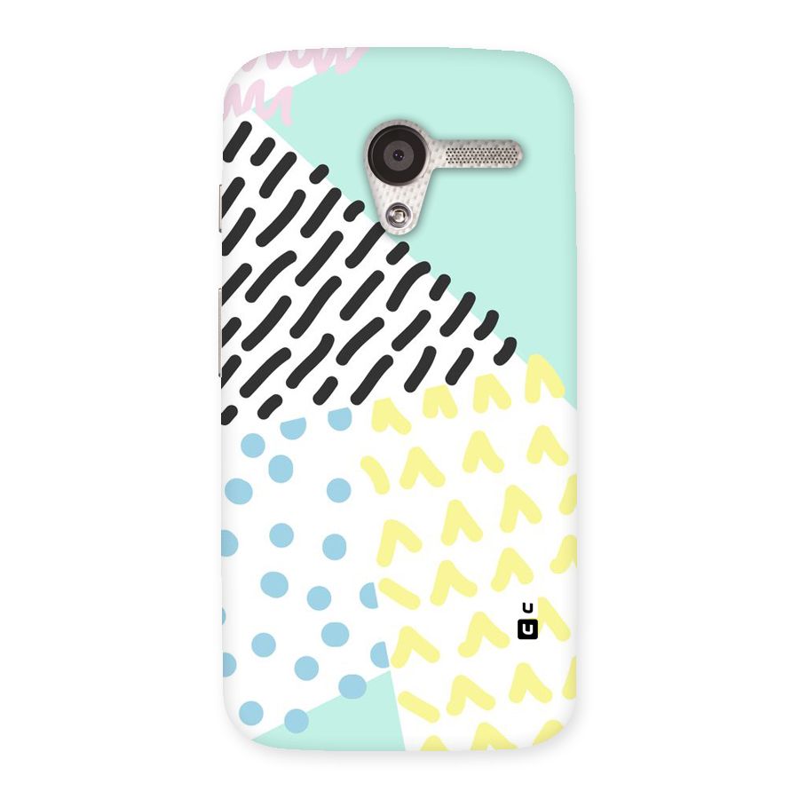 Abstract Pastel Back Case for Moto X