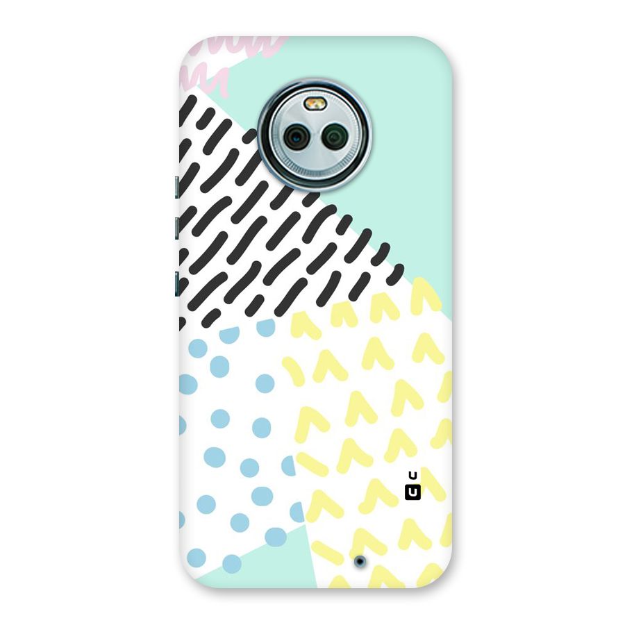 Abstract Pastel Back Case for Moto X4