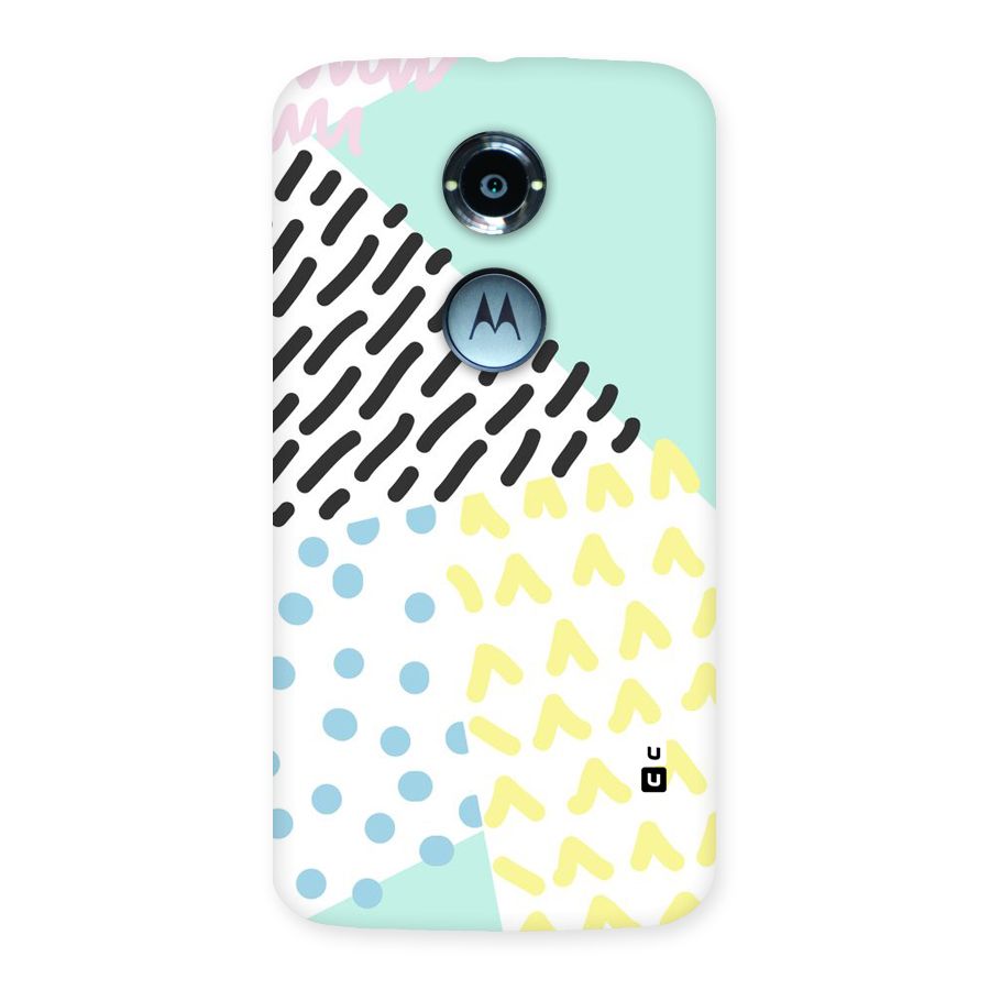 Abstract Pastel Back Case for Moto X 2nd Gen