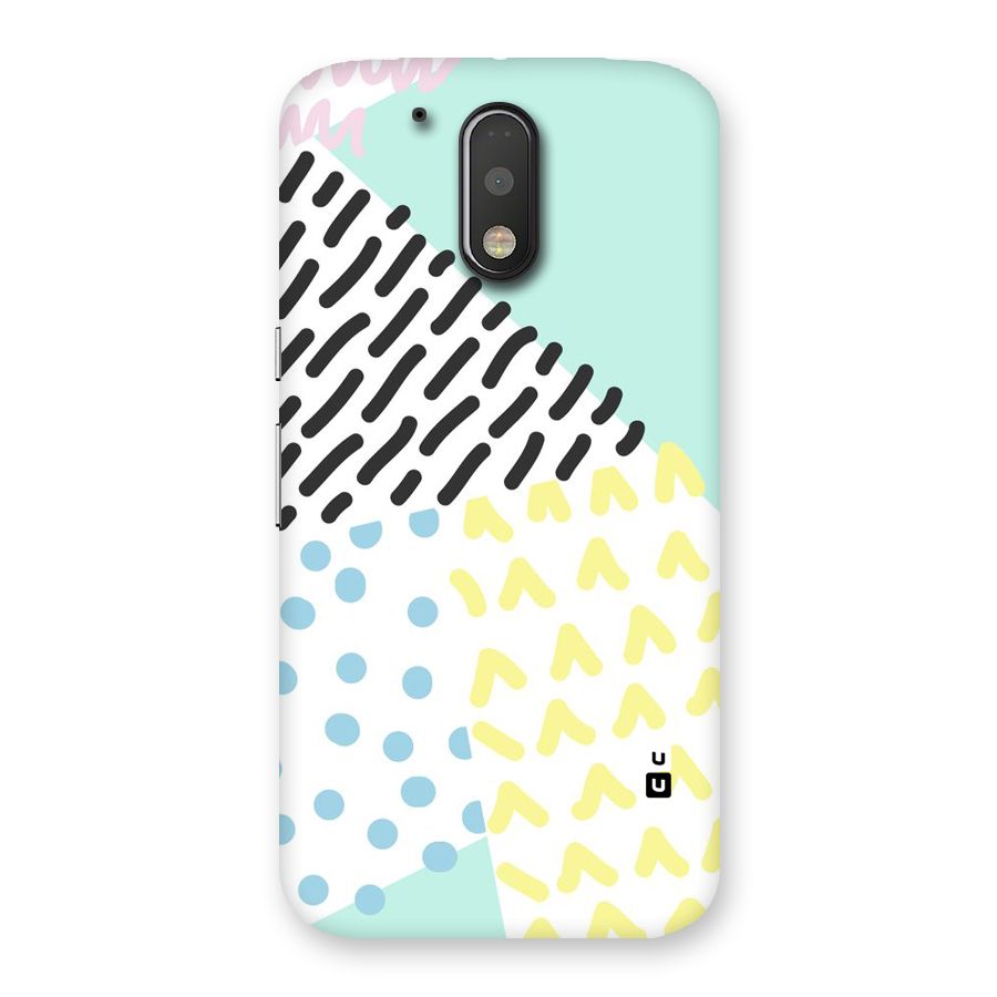 Abstract Pastel Back Case for Motorola Moto G4 Plus