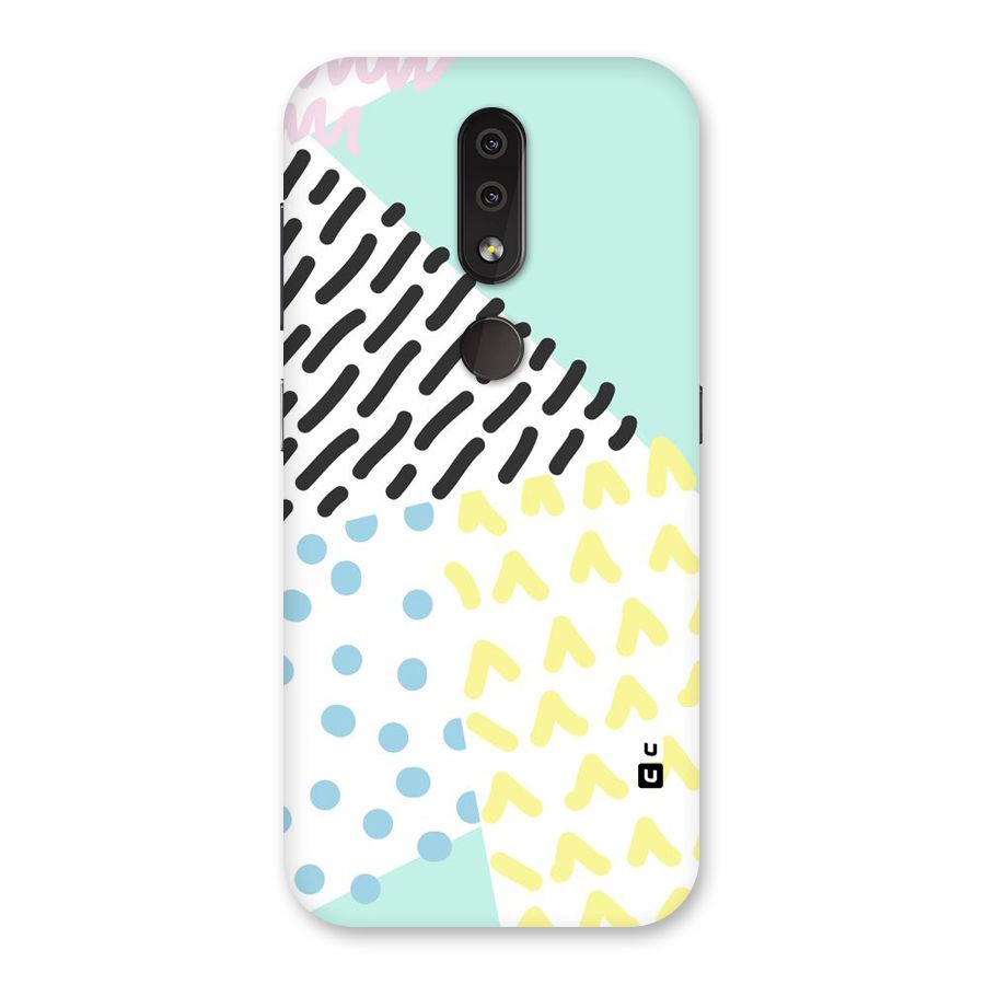 Abstract Pastel Back Case for Nokia 4.2