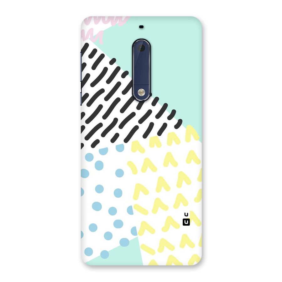 Abstract Pastel Back Case for Nokia 5