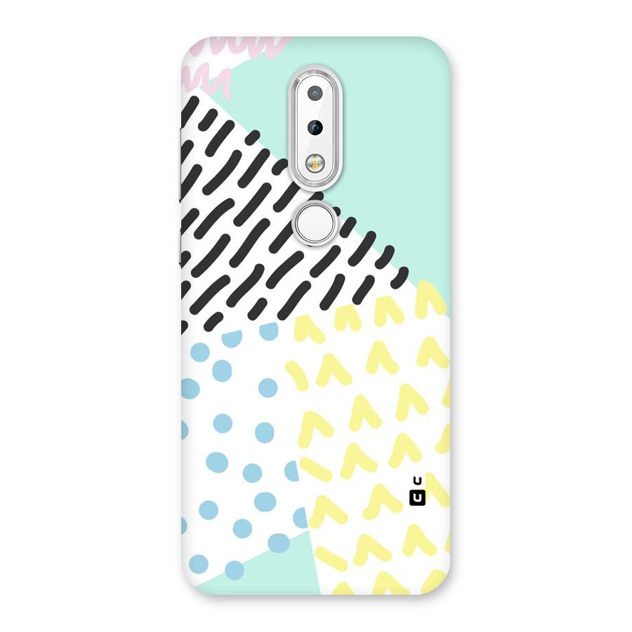 Abstract Pastel Back Case for Nokia 6.1 Plus