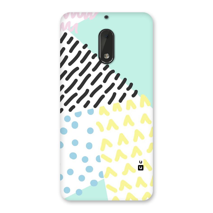 Abstract Pastel Back Case for Nokia 6