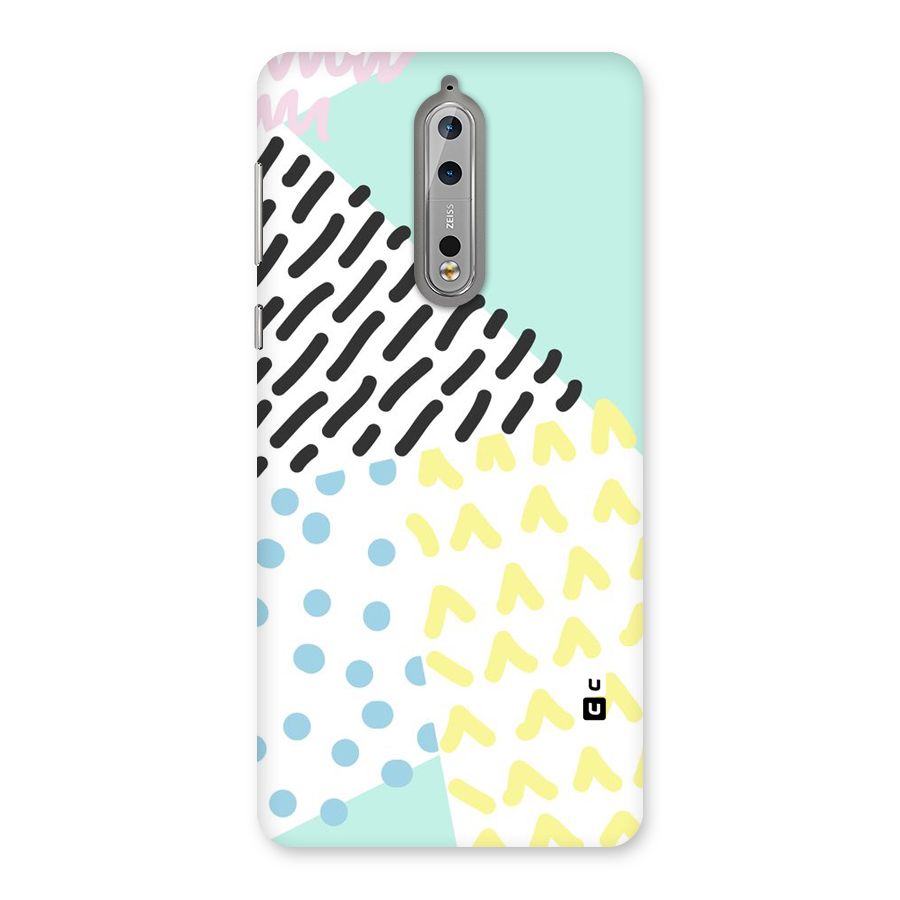 Abstract Pastel Back Case for Nokia 8