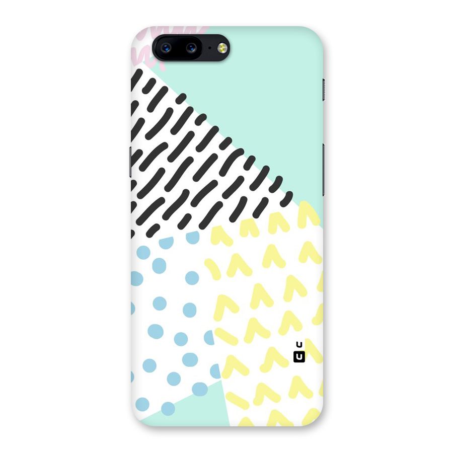 Abstract Pastel Back Case for OnePlus 5