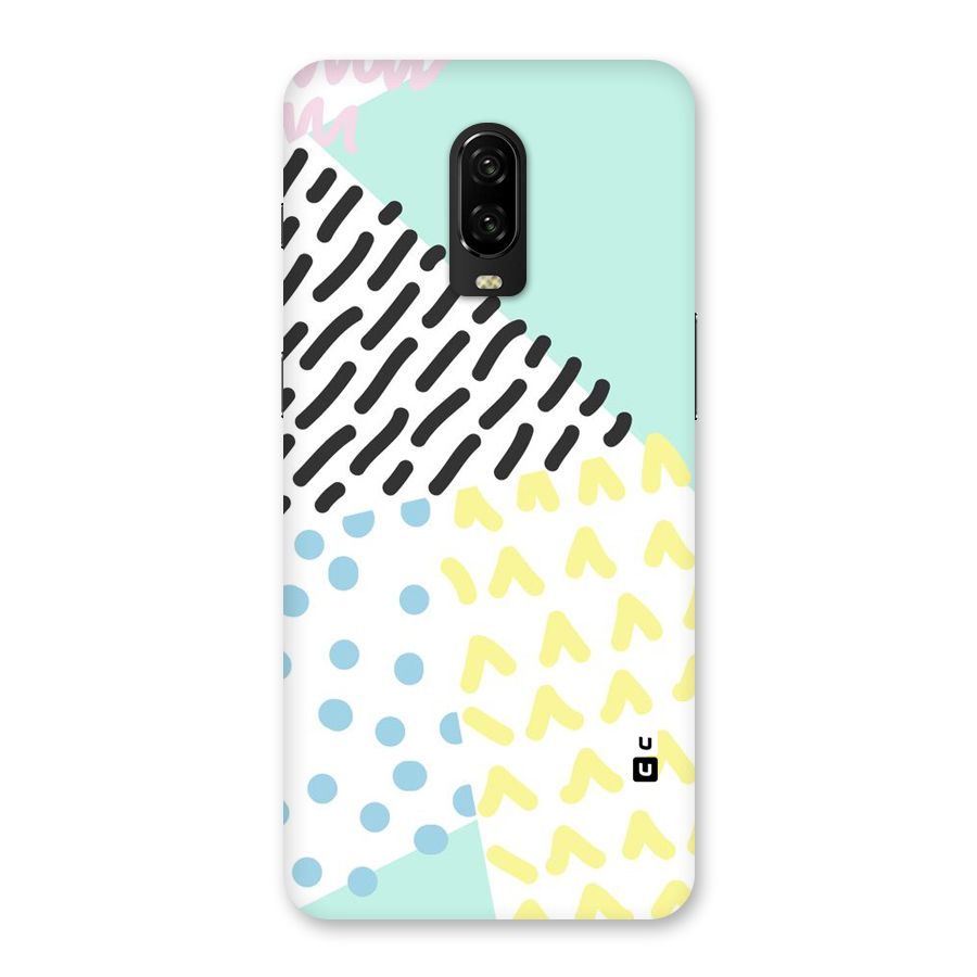 Abstract Pastel Back Case for OnePlus 6T