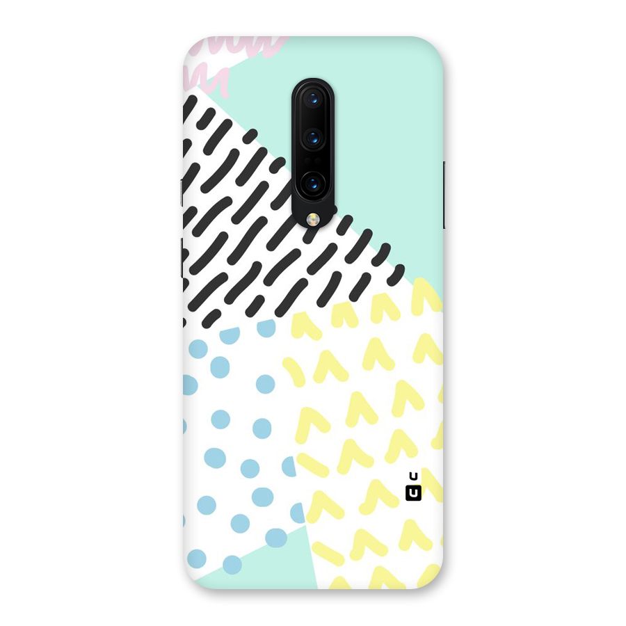 Abstract Pastel Back Case for OnePlus 7 Pro