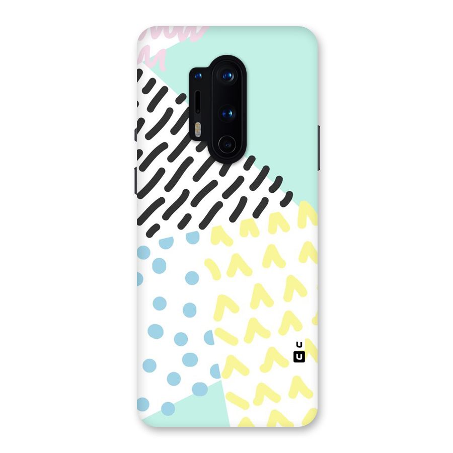 Abstract Pastel Back Case for OnePlus 8 Pro