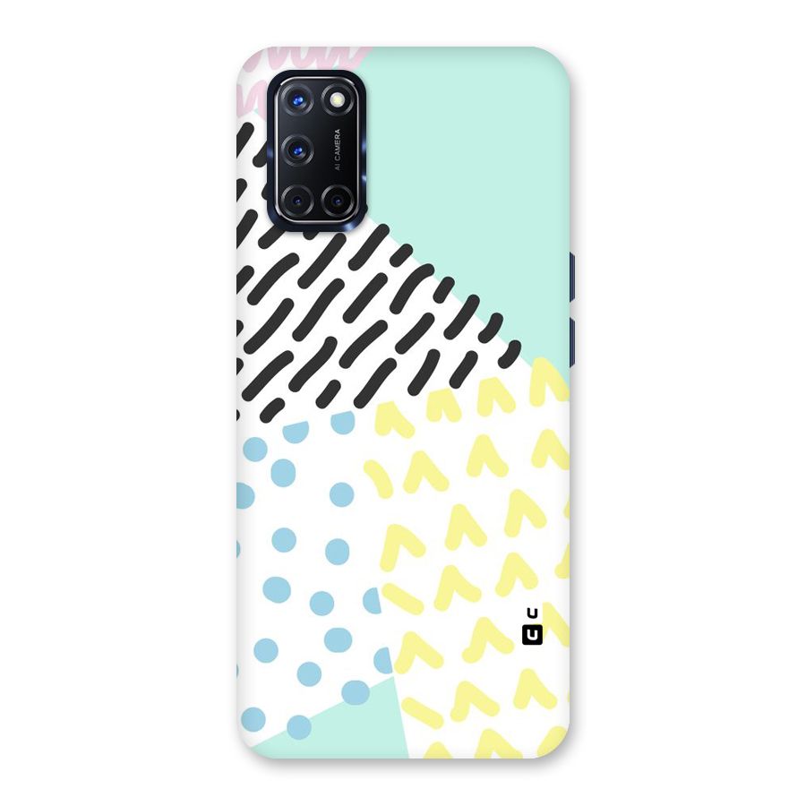 Abstract Pastel Back Case for Oppo A52