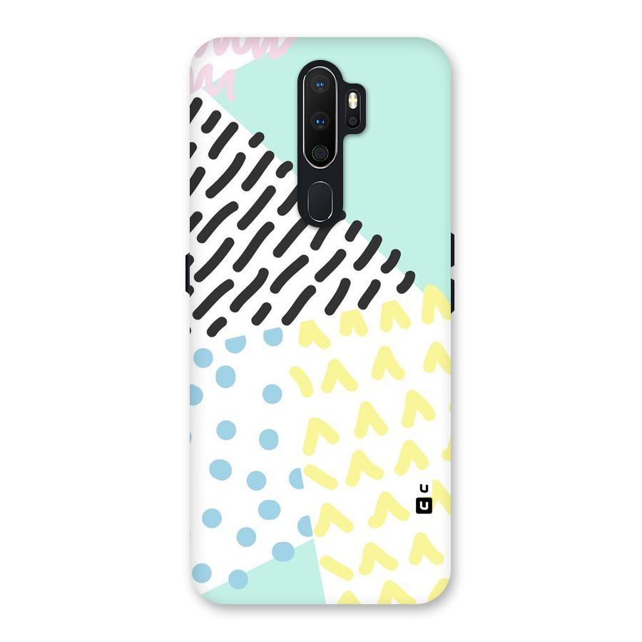 Abstract Pastel Back Case for Oppo A5 (2020)