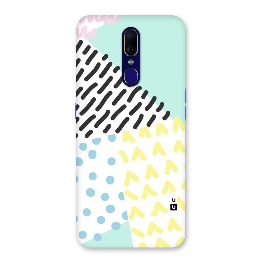 Abstract Pastel Back Case for Oppo A9