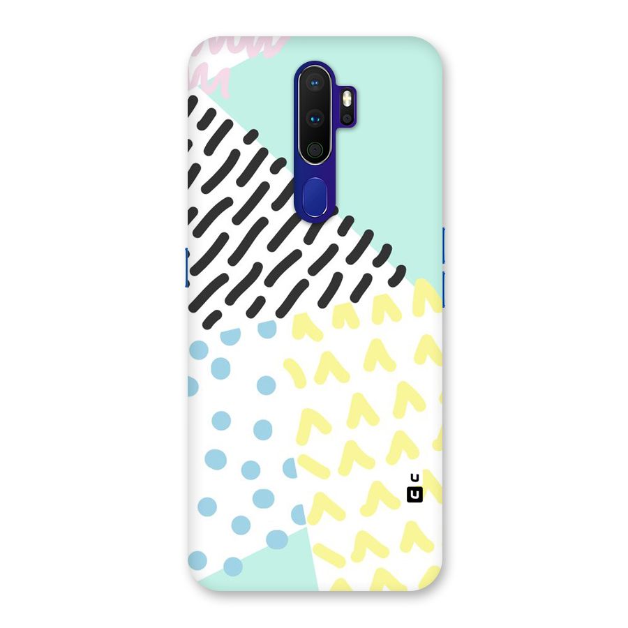 Abstract Pastel Back Case for Oppo A9 (2020)