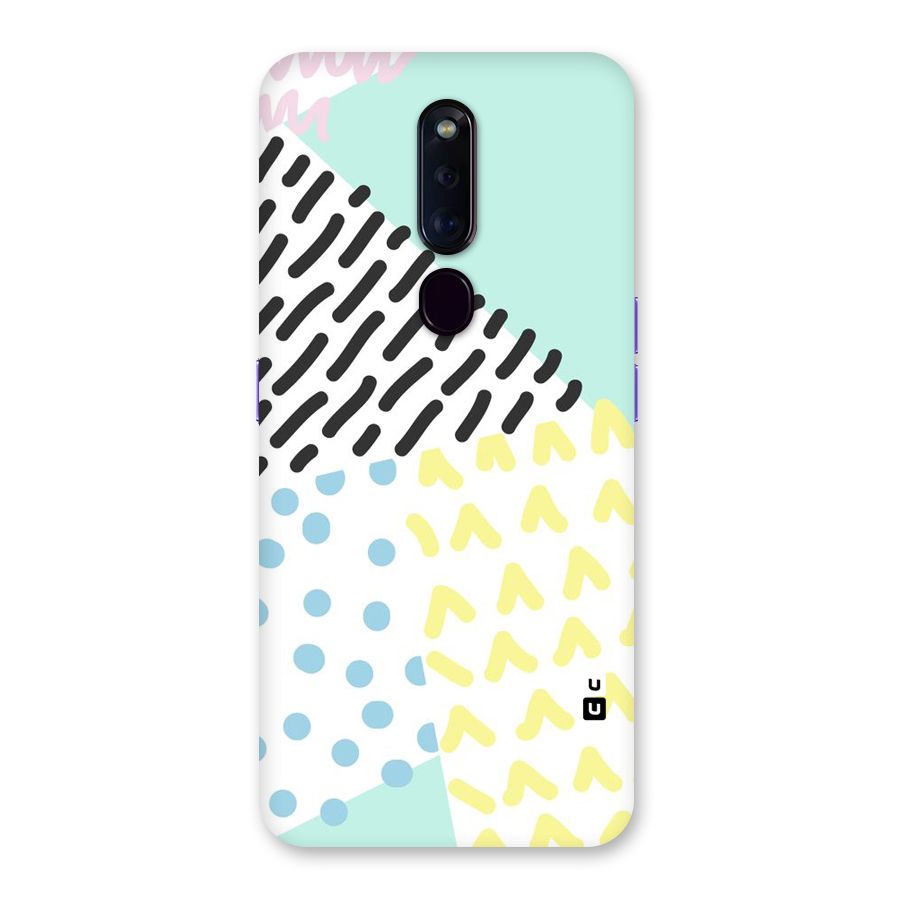 Abstract Pastel Back Case for Oppo F11 Pro