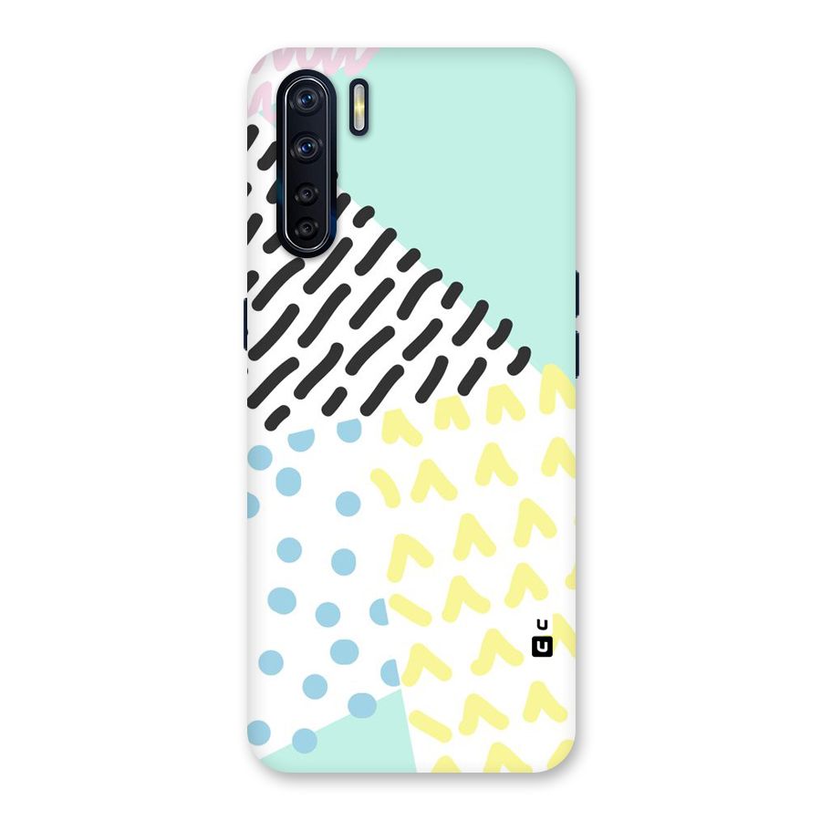 Abstract Pastel Back Case for Oppo F15