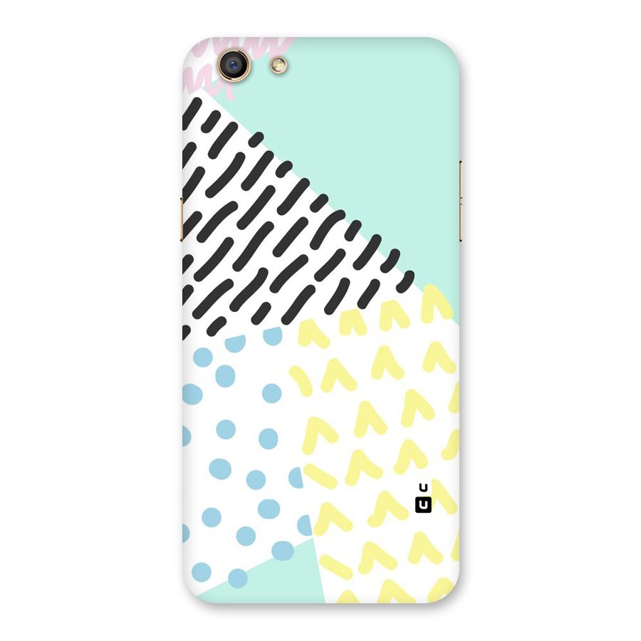 Abstract Pastel Back Case for Oppo F3