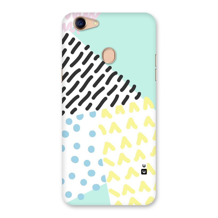 Abstract Pastel Back Case for Oppo F5