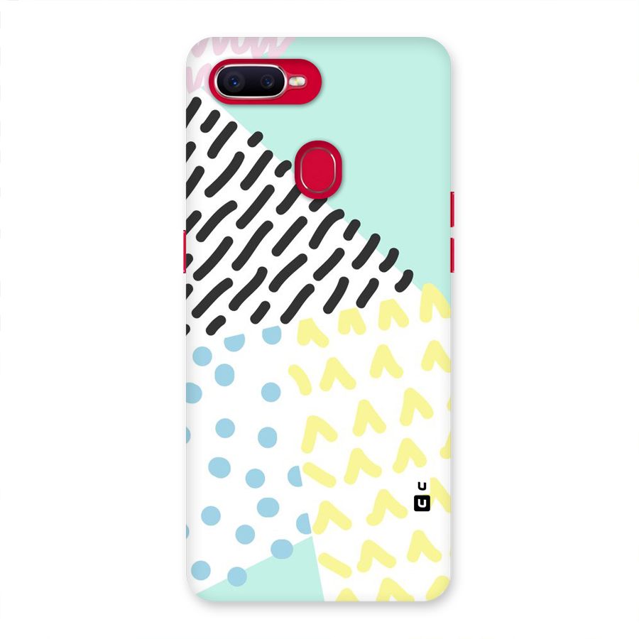 Abstract Pastel Back Case for Oppo F9 Pro