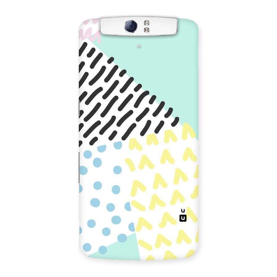 Abstract Pastel Back Case for Oppo N1