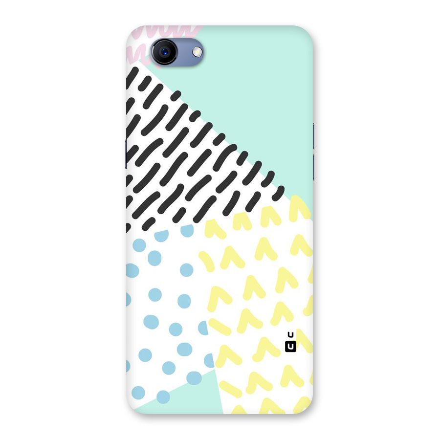 Abstract Pastel Back Case for Oppo Realme 1