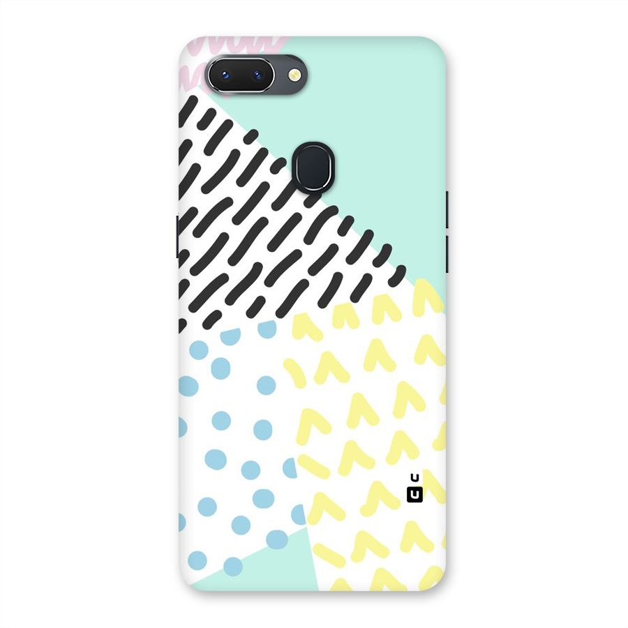 Abstract Pastel Back Case for Oppo Realme 2