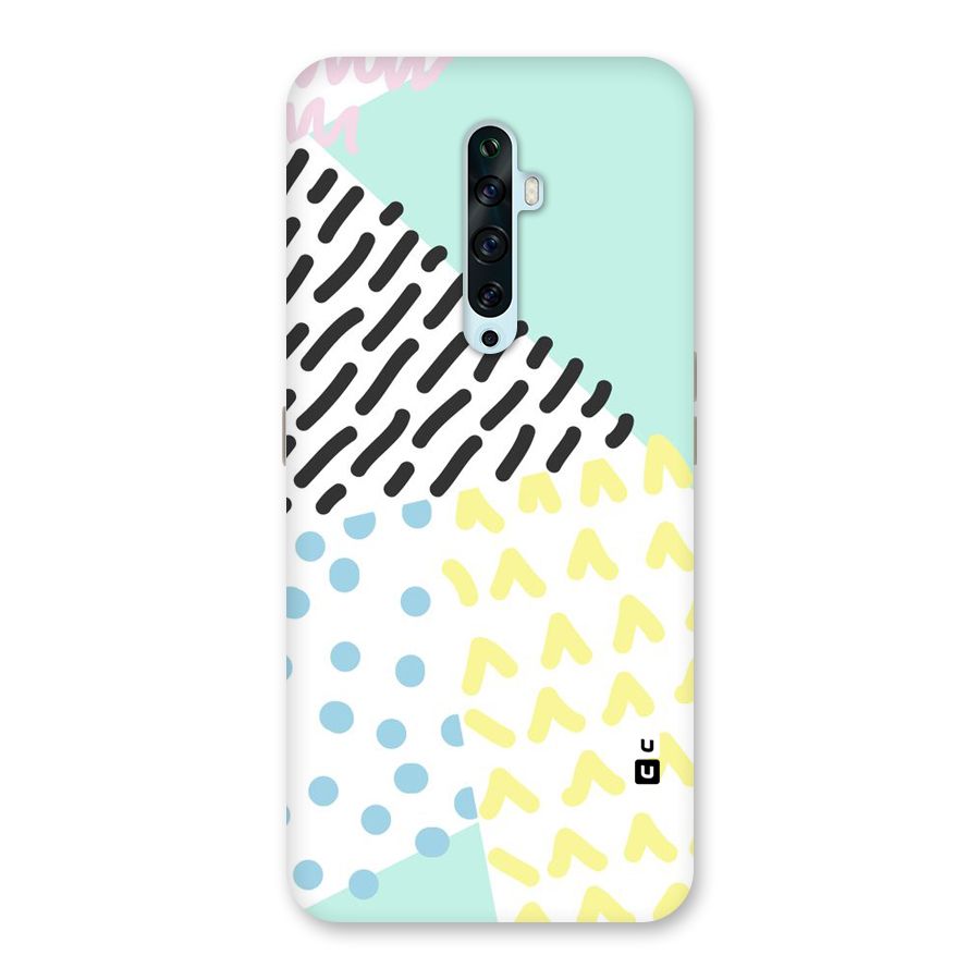 Abstract Pastel Back Case for Oppo Reno2 F
