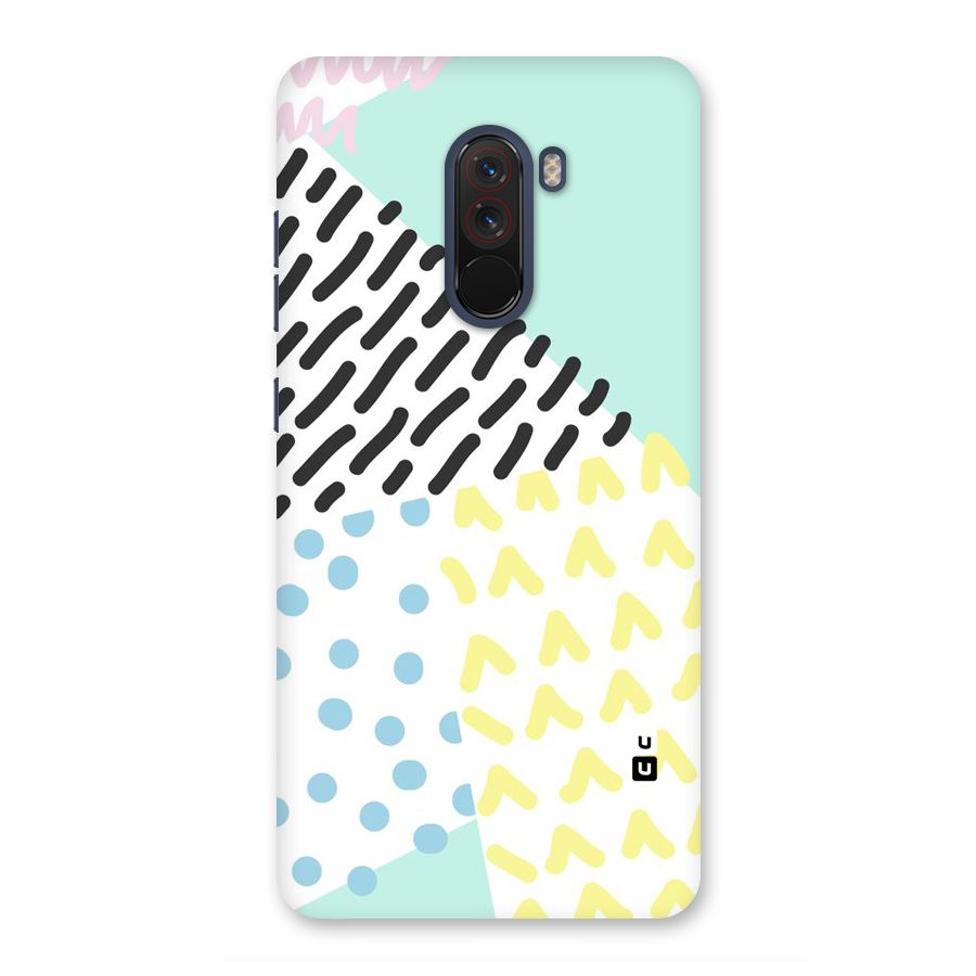 Abstract Pastel Back Case for Poco F1