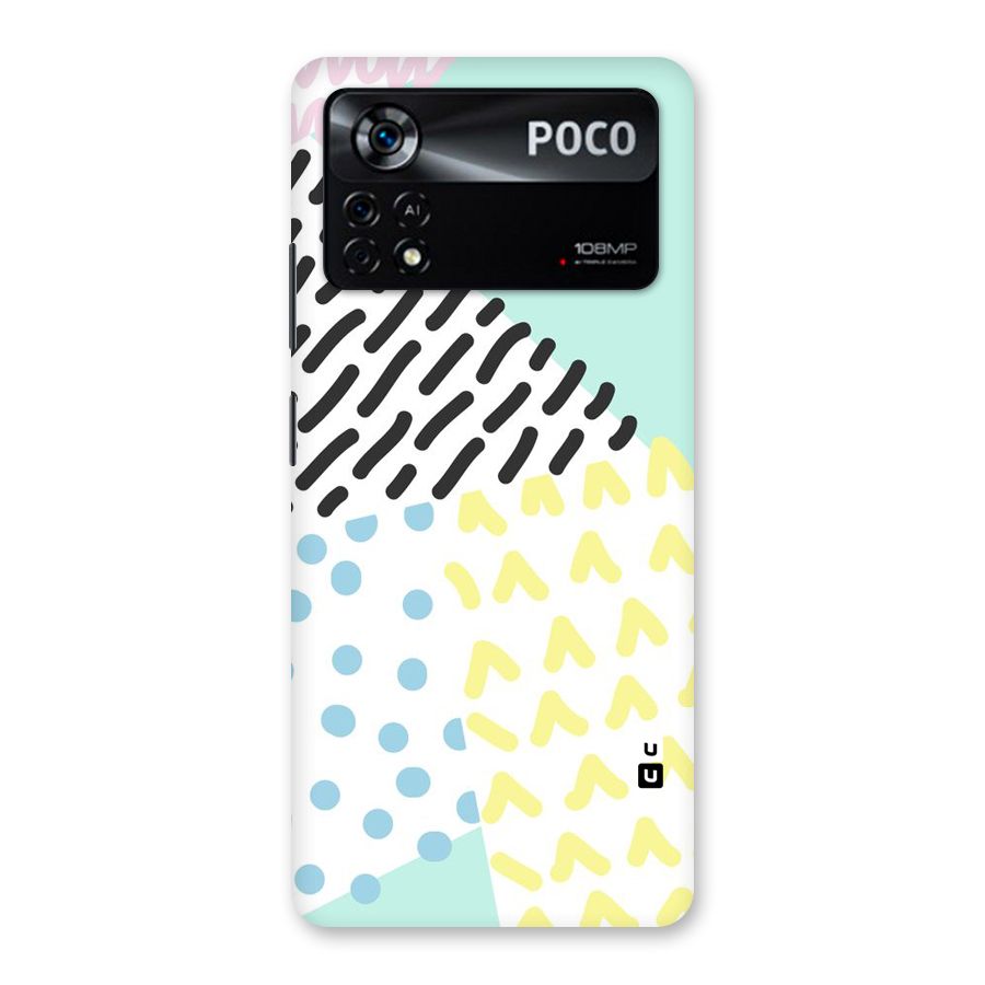 Abstract Pastel Back Case for Poco X4 Pro 5G