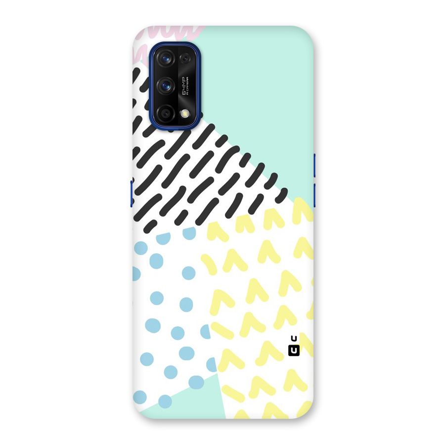 Abstract Pastel Back Case for Realme 7 Pro
