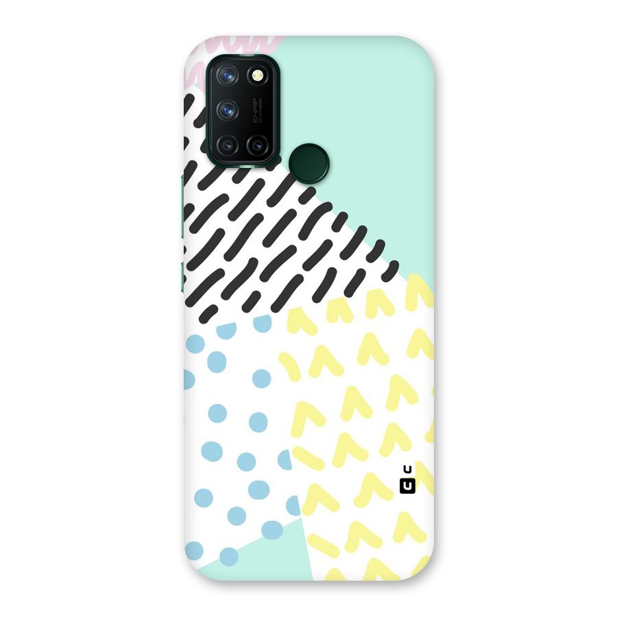 Abstract Pastel Back Case for Realme 7i