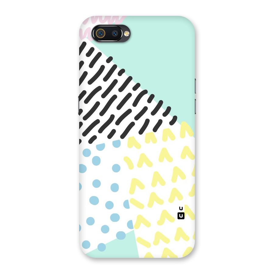 Abstract Pastel Back Case for Realme C2