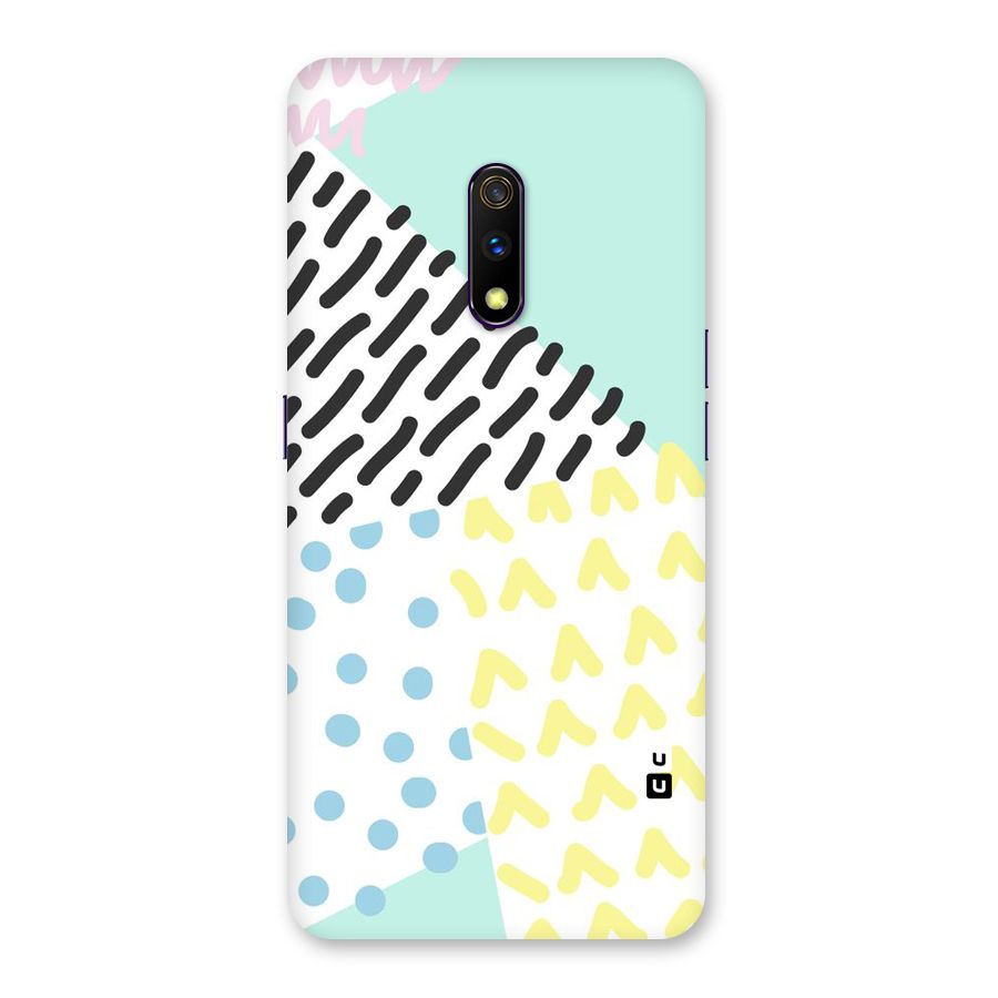 Abstract Pastel Back Case for Realme X