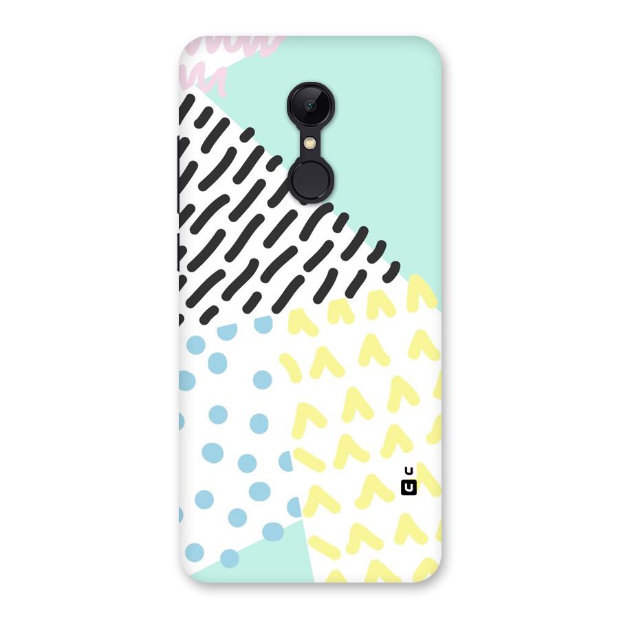 Abstract Pastel Back Case for Redmi 5