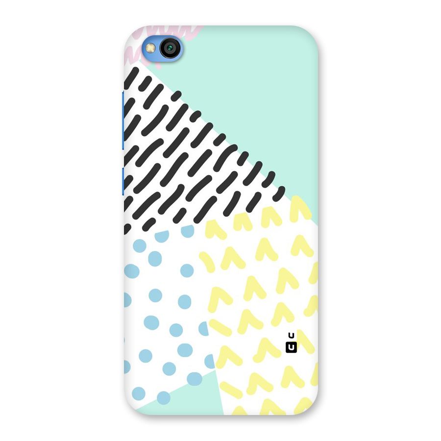 Abstract Pastel Back Case for Redmi Go