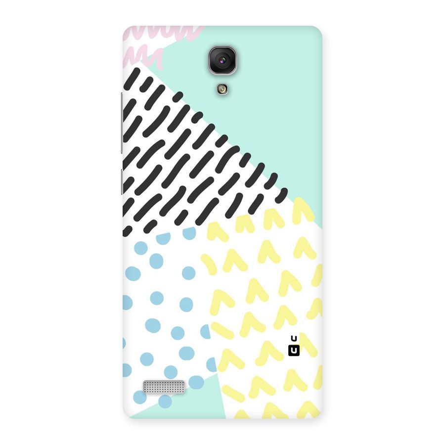 Abstract Pastel Back Case for Redmi Note