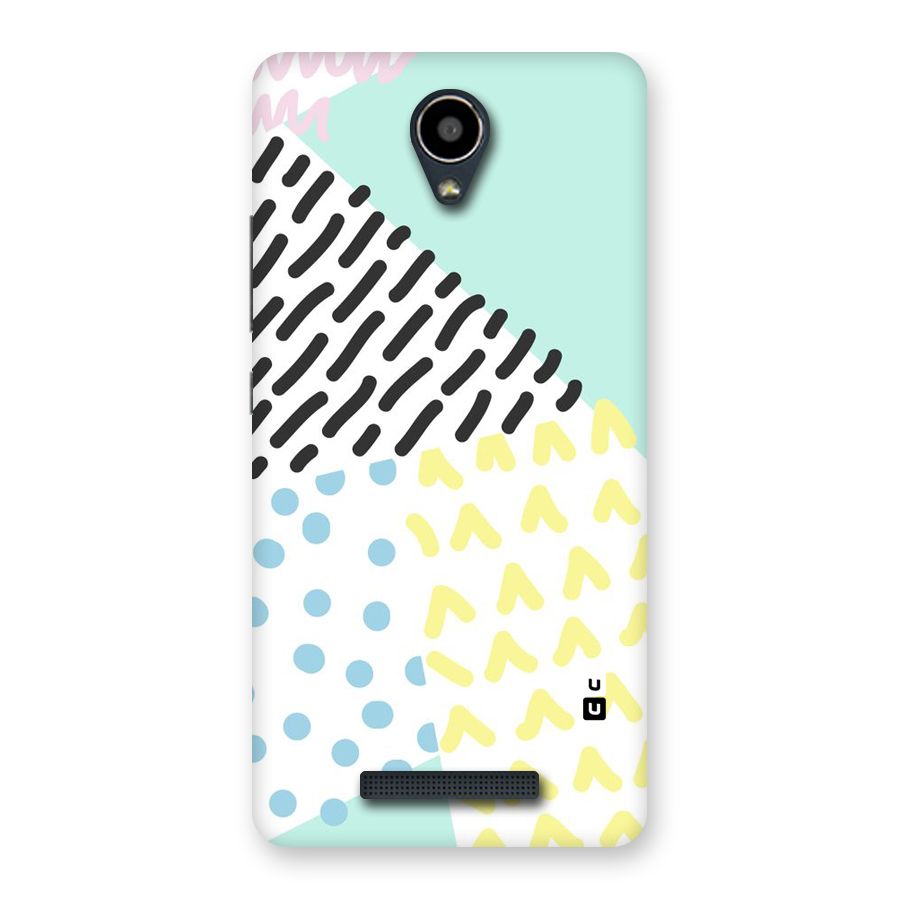 Abstract Pastel Back Case for Redmi Note 2