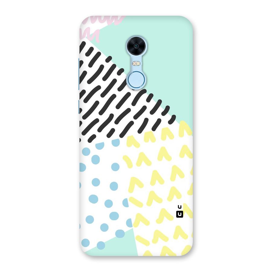 Abstract Pastel Back Case for Redmi Note 5