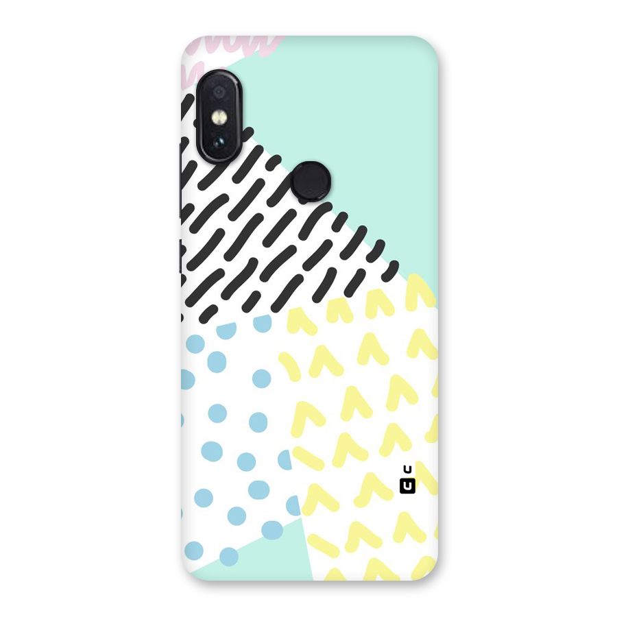 Abstract Pastel Back Case for Redmi Note 5 Pro