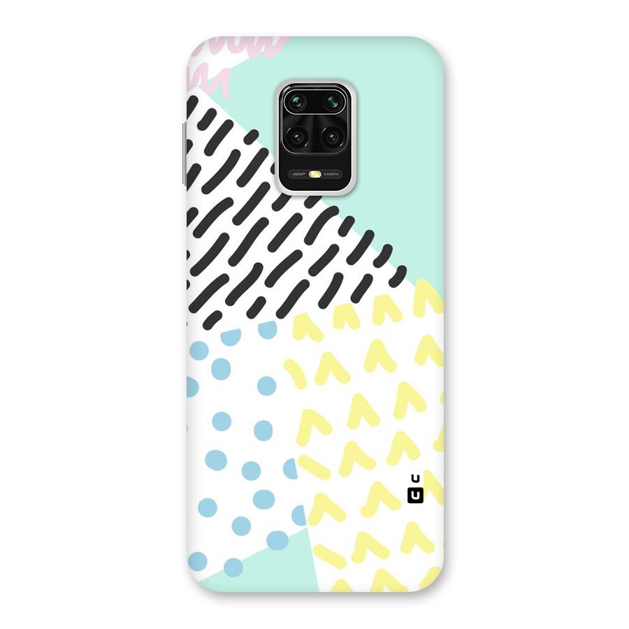 Abstract Pastel Back Case for Redmi Note 9 Pro Max