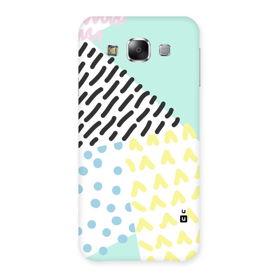 Abstract Pastel Back Case for Samsung Galaxy E5