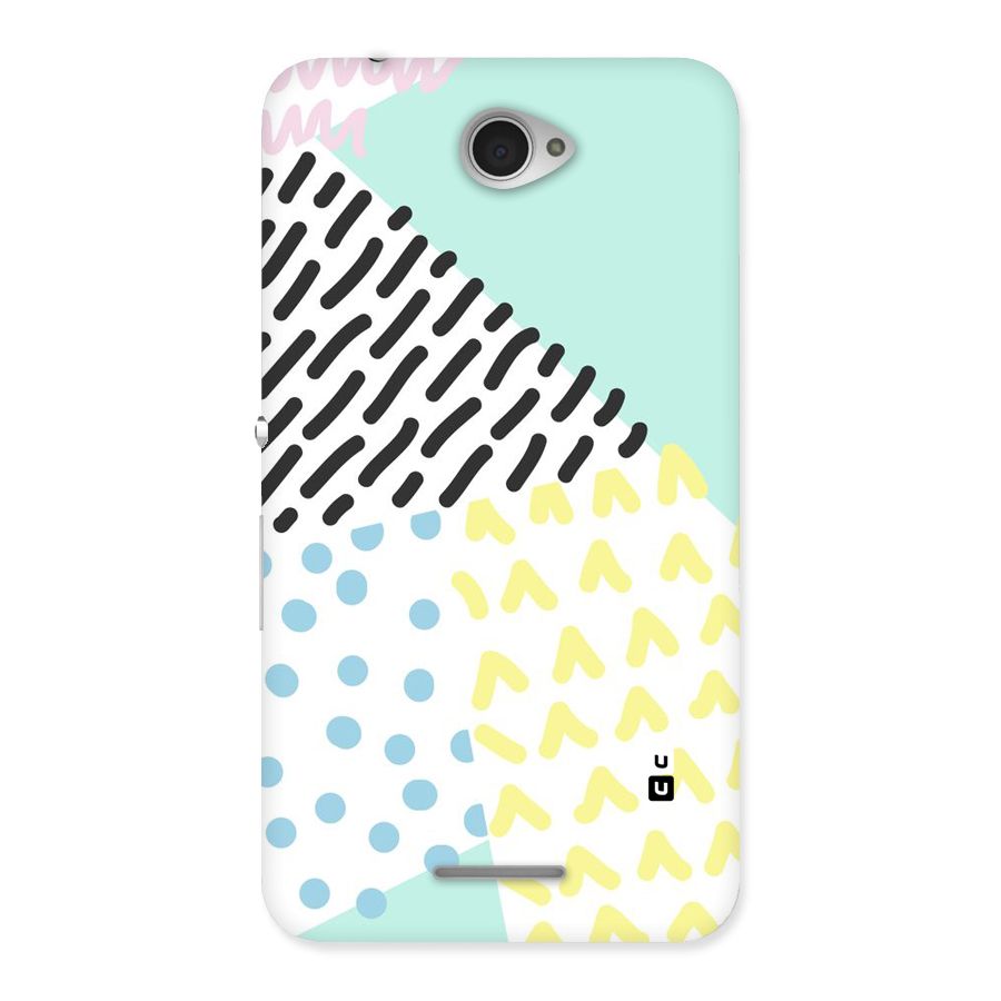 Abstract Pastel Back Case for Sony Xperia E4